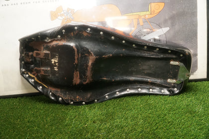Harley Shovelhead Panhead FL FX Custom Stamped Steel Seat Corbin Mustang LePera photo 4