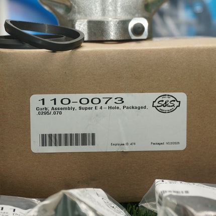S&S Super E Carb Kit 11-0419 Harley Big Twin EVO 84-99 Sportster 86-03