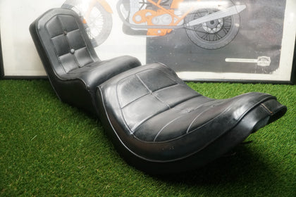 Vintage Harley Shovelhead FLH Custom King and Queen Pillow Top Seat 4-Speed photo 3