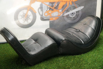 Vintage Harley Shovelhead FLH Custom King and Queen Pillow Top Seat 4-Speed photo 4