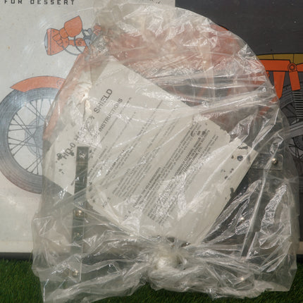 Slipstreamer DS710360 Clear Mini Police Windshield Parts Unlimited Harley