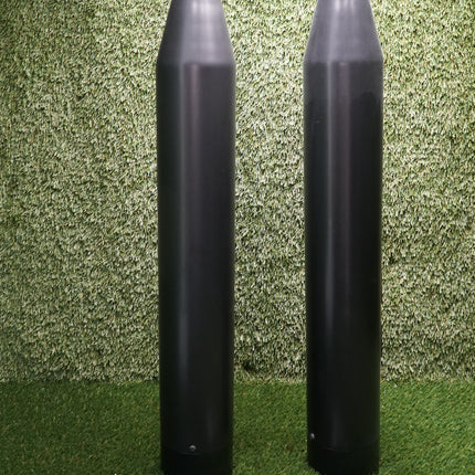 SHARKROAD 4.5” Slip-On Mufflers Harley Touring 2017-Up Black HDMF-451718BB