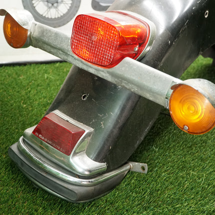 Harley Evolution Touring Rear Fender Tail Light Turn Signals Chrome Guard Core