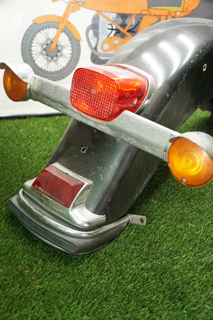 Harley Evolution Touring Rear Fender Tail Light Turn Signals Chrome Guard Core photo 2