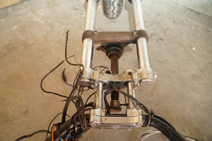 Harley-Davidson 35mm Front End Forks Complete Sportster Shovelhead FX XLCH photo 12