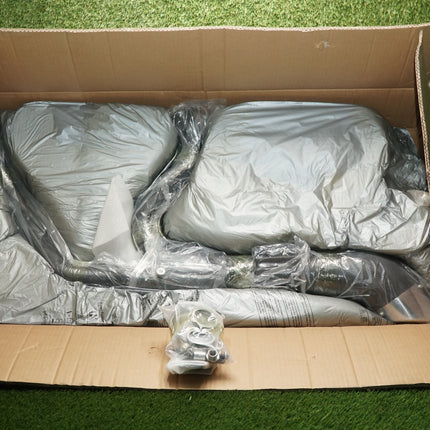 V-Twin 2-Into-1 Slash Cut Exhaust Header Black Harley Touring M8 2017–2020