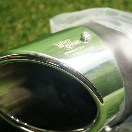 V-Twin 2-Into-1 Slash Cut Exhaust Header Black Harley Touring M8 2017–2020