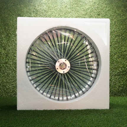 21 X 3.5 BLACK 48 FAT KING SPOKE FRONT WHEEL HARLEY TOURING BAGGER 2000-07