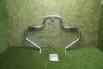 Chrome Mustache Engine Guard Crash Bar for Harley Dyna 1991–Present Mid Controls photo 6