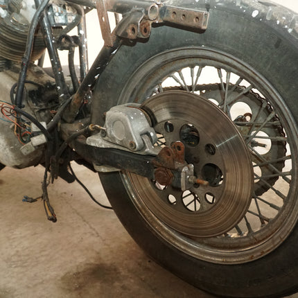1979 Harley Sportster Ironhead XLCH XLH 1000 Complete Rear End Assembly