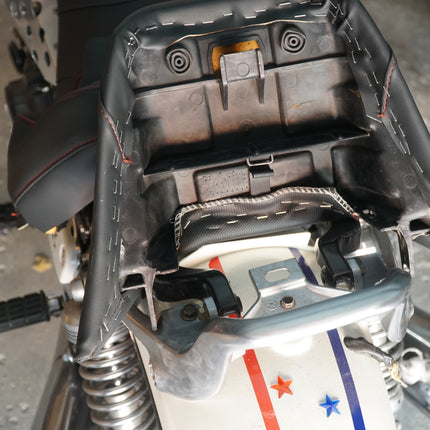 1997 Yamaha VMAX 1200 Complete Front & Rear Seat Set w/ Grab Bar