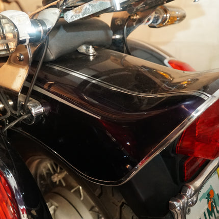 2000-2003 Yamaha V Star 650 XVS650 Custom OEM Rear Fender Purple w/ Taillight