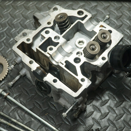 1985–1986 Honda Shadow VT1100 OEM Rear Cylinder Head w/ Cam Gear & Bolts