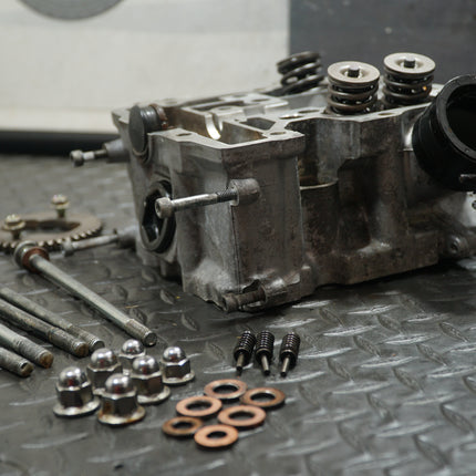 1985–1986 Honda Shadow VT1100 OEM Rear Cylinder Head w/ Cam Gear & Bolts