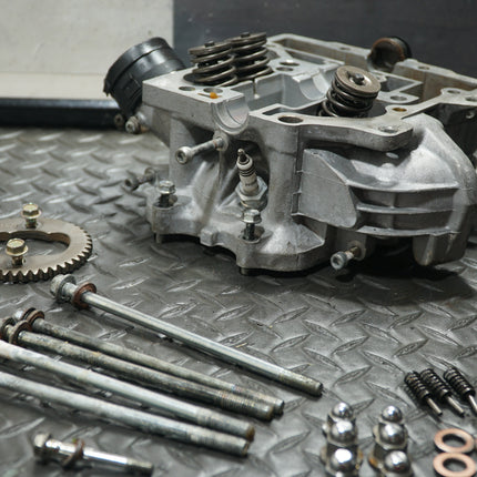 1985–1986 Honda Shadow VT1100 OEM Rear Cylinder Head w/ Cam Gear & Bolts