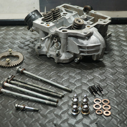 1985–1986 Honda Shadow VT1100 OEM Rear Cylinder Head w/ Cam Gear & Bolts