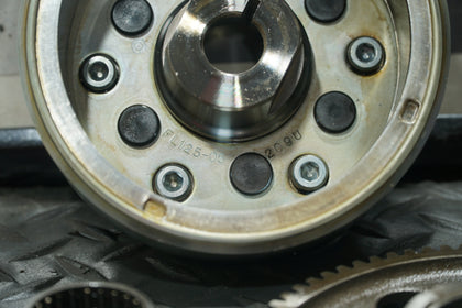 1997 Honda Shadow VT1100C2 Engine Flywheel w/ Starter Clutch & Bolt OEM photo 3