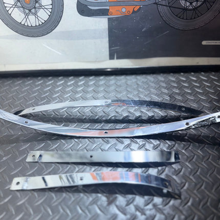 Harley Softail Chrome Windshield Trim 1997-2007