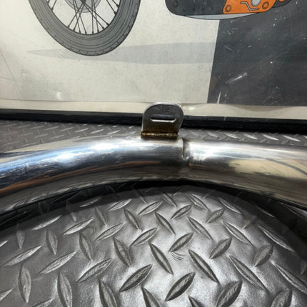 Harley Softail Rear Cylinder Short Exhaust | Chrome Twin Cam 2000–2017