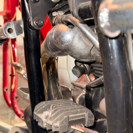 1998-2009 Yamaha V Star 650 XVS650 OEM Complete Factory Exhaust System Clean