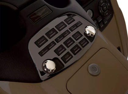 Show Chrome 52-709 Chrome Radio Knobs – Fits Honda Goldwing GL1800 & F6B (2001–2017) photo 1