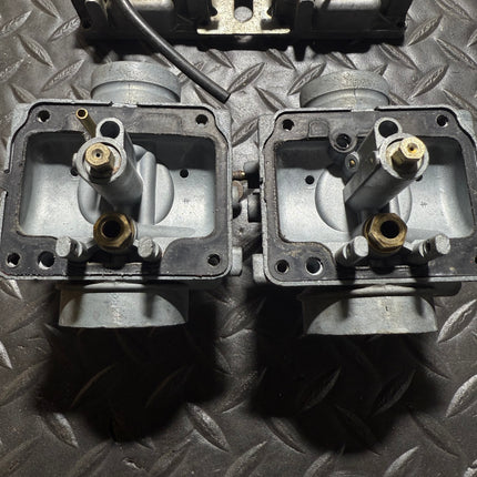 Yamaha RD350 Mikuni VM Carbs w/ Linkage – Cleaned, Serviced, Needs Parts