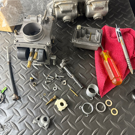 Mikuni HSR42 Carburetor – For Parts or Rebuild – OEM Jets – Services Offered