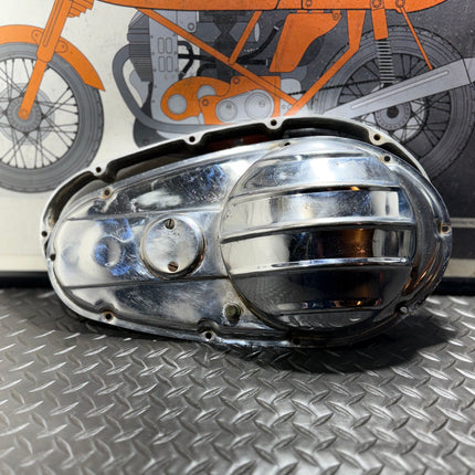 Harley Sportster Ironhead XLCH 900 K Ribbed Tin Primary Cover w/ Spacer