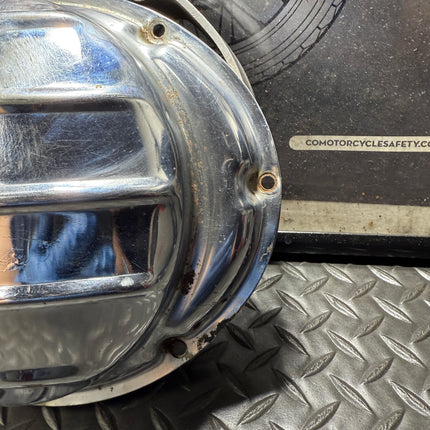 Harley Sportster Ironhead XLCH 900 K Ribbed Tin Primary Cover w/ Spacer
