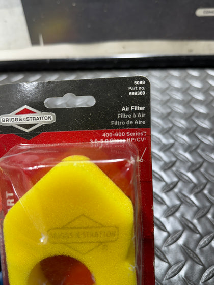 Briggs & Stratton 5088K Foam Air Filter OEM – Qty 2 Pack, Brand New photo 3
