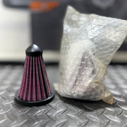 Harley Velocity Stack Filters 4” Chrome & Black Tip – 2 Pack, Brand New