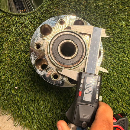 Custom Chrome Front Wheel Spool 5-7/8” Length w/ Bearing for Chopper Bobber