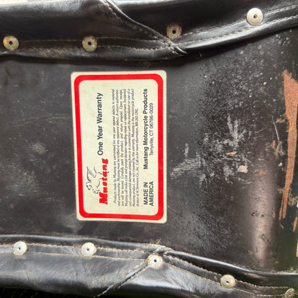 Mustang Harley Sportster Custom Pillow Seat 1982-2003 XL