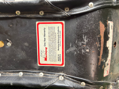 Mustang Harley Sportster Custom Pillow Seat 1982-2003 XL photo 2