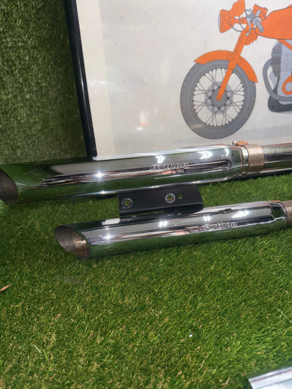 Harley Softail Deluxe FLSTN Python Staggered Exhaust 2010 photo 3