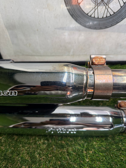Harley Softail Deluxe FLSTN Python Staggered Exhaust 2010 photo 5
