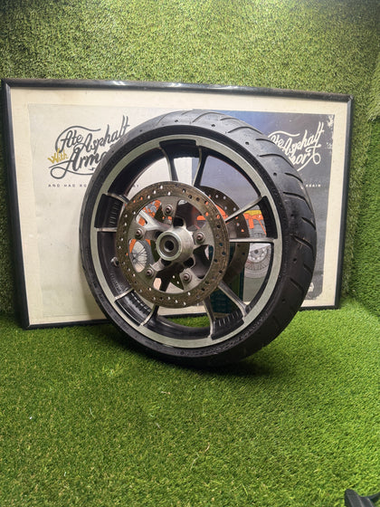 Harley Touring Impeller 17" Front Wheel Dual Disc Dunlop D408F 2014-Later photo 5