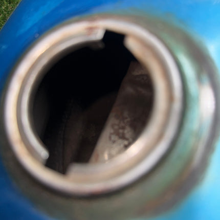 Honda CL175 Scrambler OEM Blue Fuel Gas Tank Pinhole Patina 1968-1973