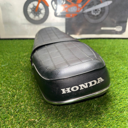 Honda CL175 Scrambler OEM Complete Two-Up Seat Cushion Hinge Strap 1968-1973