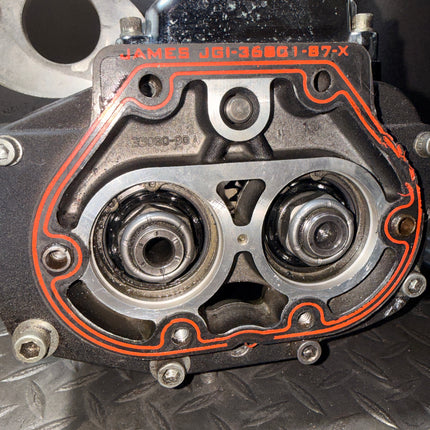 Harley Twin Cam 5-Speed Transmission Case Gears Chrome Covers 97851803