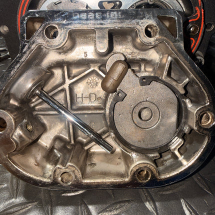 Harley Twin Cam 5-Speed Transmission Case Gears Chrome Covers 97851803