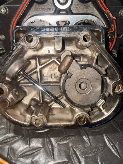 Harley Twin Cam 5-Speed Transmission Case Gears Chrome Covers 97851803 photo 11
