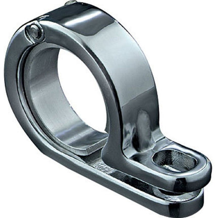 Kuryakyn 4019 Chrome P-Clamp – Fits 1-3/8” to 1-1/2” Tubing – Universal Mounting Bracket for Lights & Accessories