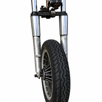 Harley FLH Shovelhead 41mm Front End Fork Assembly Cowl 16" Snowflake Wheel