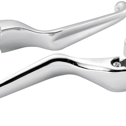 Bikers Choice 04-13 XL Chrome Clutch and Brake Lever Set with Adjustable Clutch