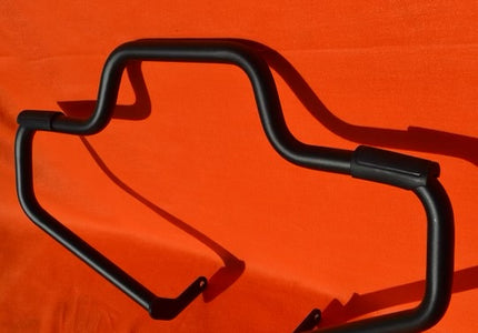 2000–2017 Harley Softail Multibar Engine Guard Black Deuce Rocker Breakout