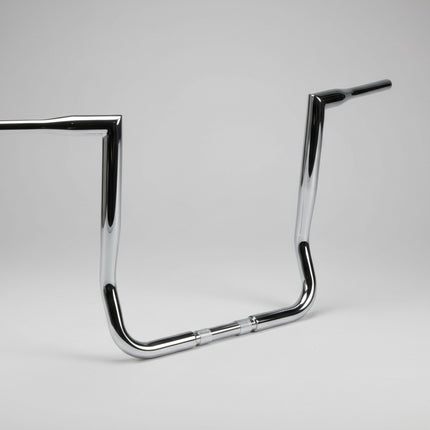 DNA 16” Chrome Monster Ape Handlebars 1-1/2” Harley Touring Batwing 84-Up M-HB-5006