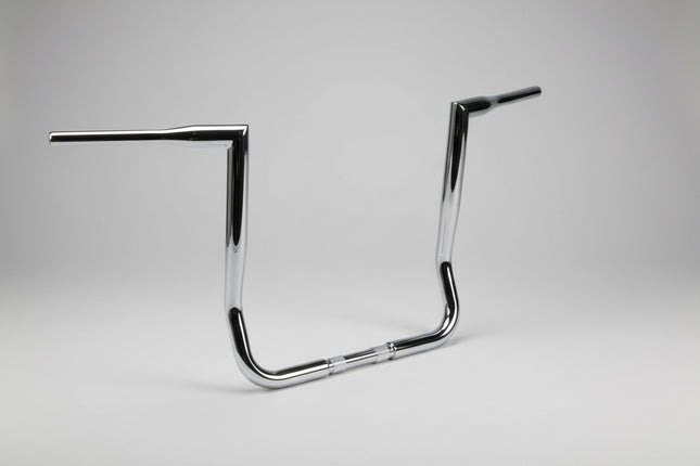 DNA 16” Chrome Monster Ape Handlebars 1-1/2” Harley Touring Batwing 84-Up M-HB-5006