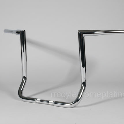 DNA 16” Chrome Monster Ape Handlebars 1-1/2” Harley Touring Batwing 84-Up M-HB-5006
