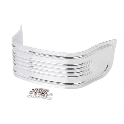 NOS Custom Chrome Ribbed Front Fender Trim Skirt Harley Road King FLH 1980-2013